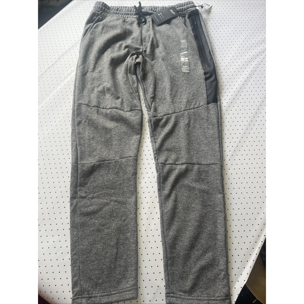 Brooklyn Cloth Jogger Pants NWT Gray Heather Tapered Athletic Zip Pocket Medium